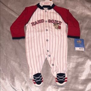 Carters Newborn One piece button down